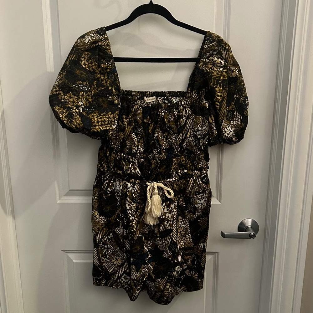 Ulla Johnson Alegria floral cotton romper